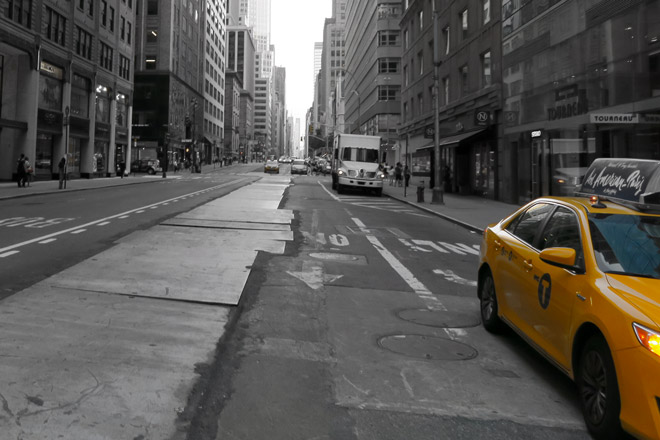 Yellow Taxi in New York City