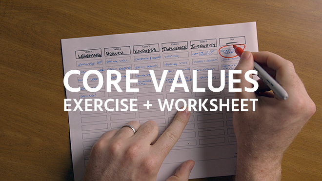 intentional living values